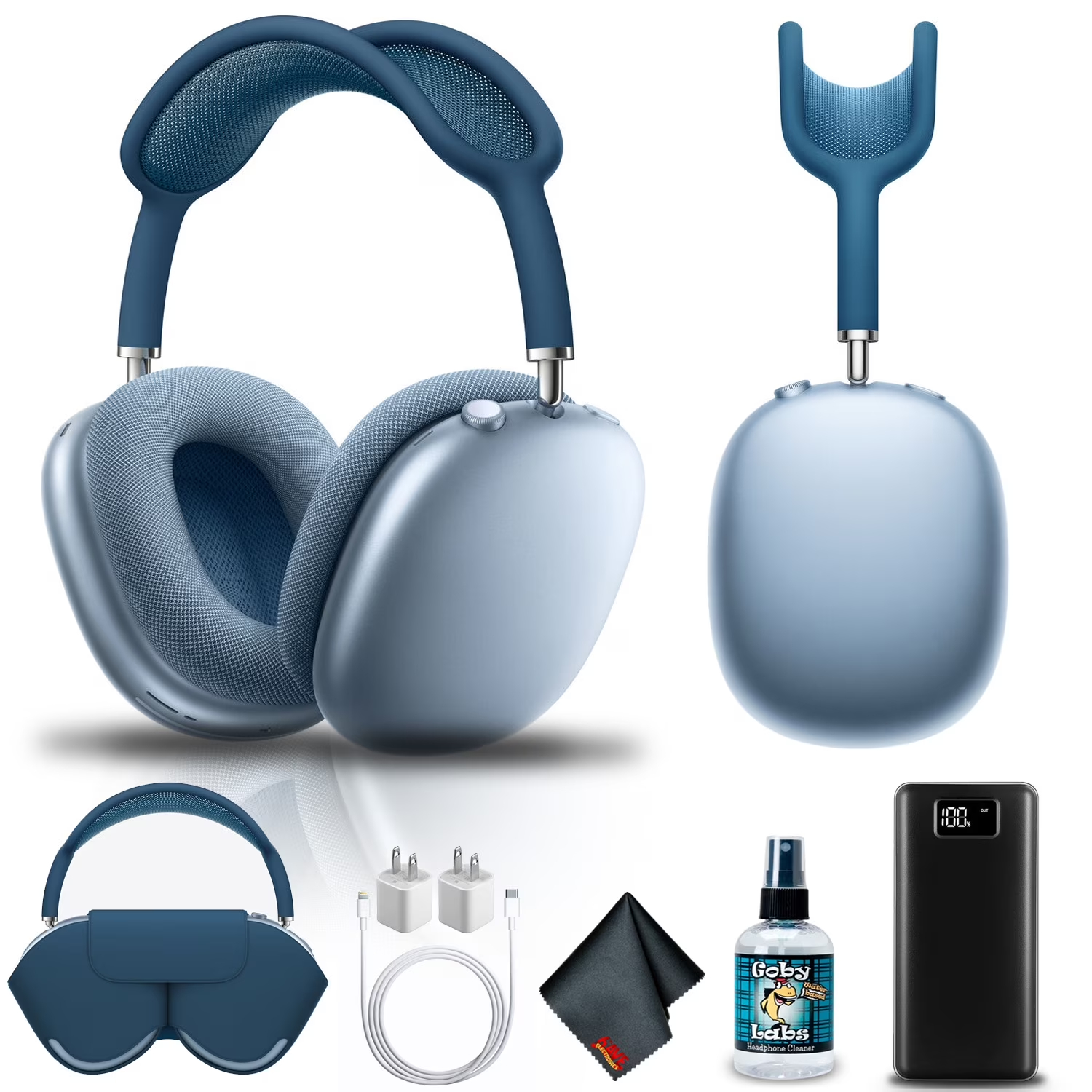 Airpods MAX Headphone with Pop up window Smartoool Rechargable Battery 2 pcs set